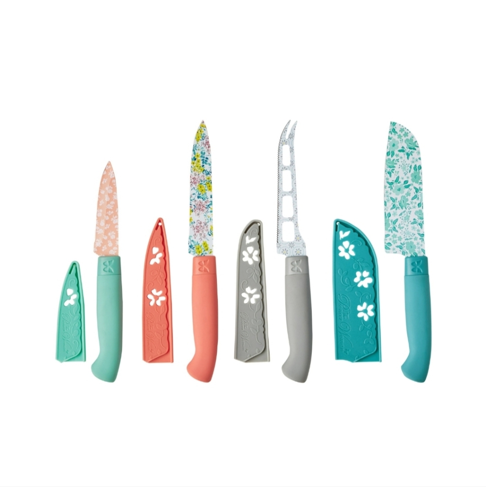 New PW 4pc UTILITY KNIFE SET pioneer woman EVIE - Picture 5 of 7